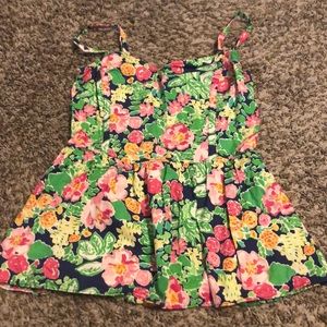 Lilly pulitzer peplum top